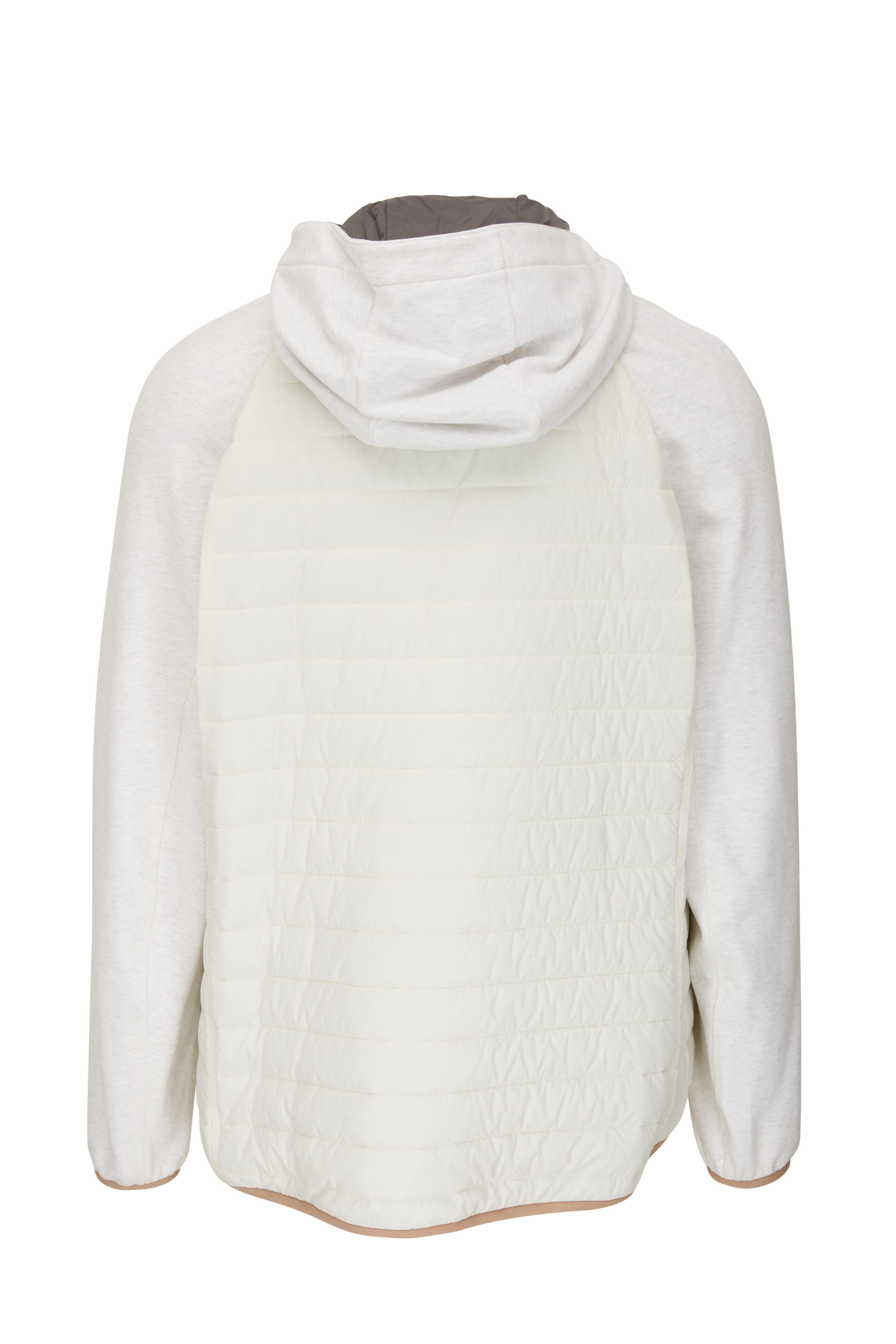 ブルネロクチネリ　コットンジャンパー　ホワイト 品格ジャケット】格別のオーラ放つ「ブルネロ クチネリ」の白