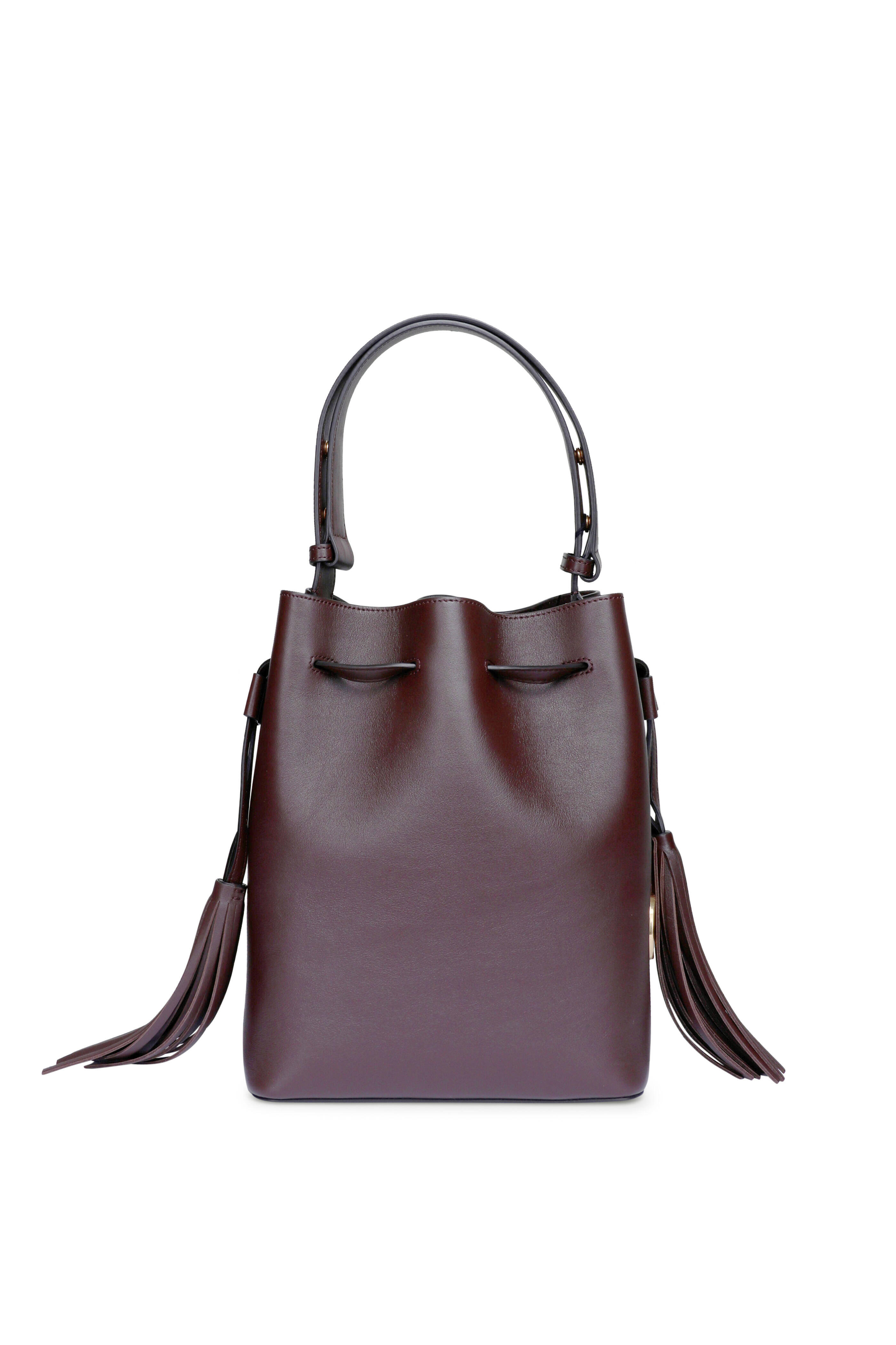 Valentino Garavani - So Seau Drawstring Bucket Bag in Coffee