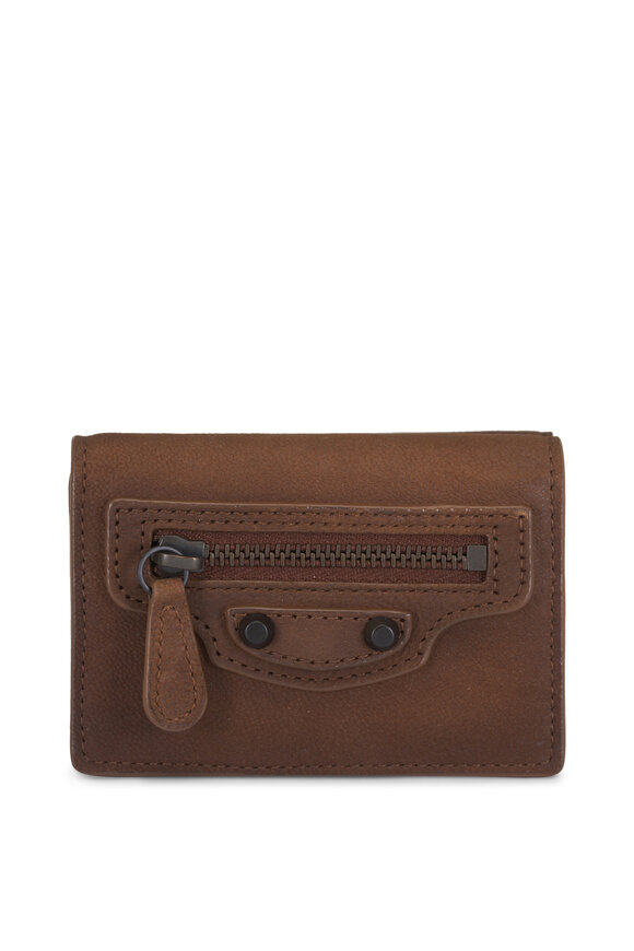 Balenciaga Le City Caramel Vintage Leather Card Holder - view 1