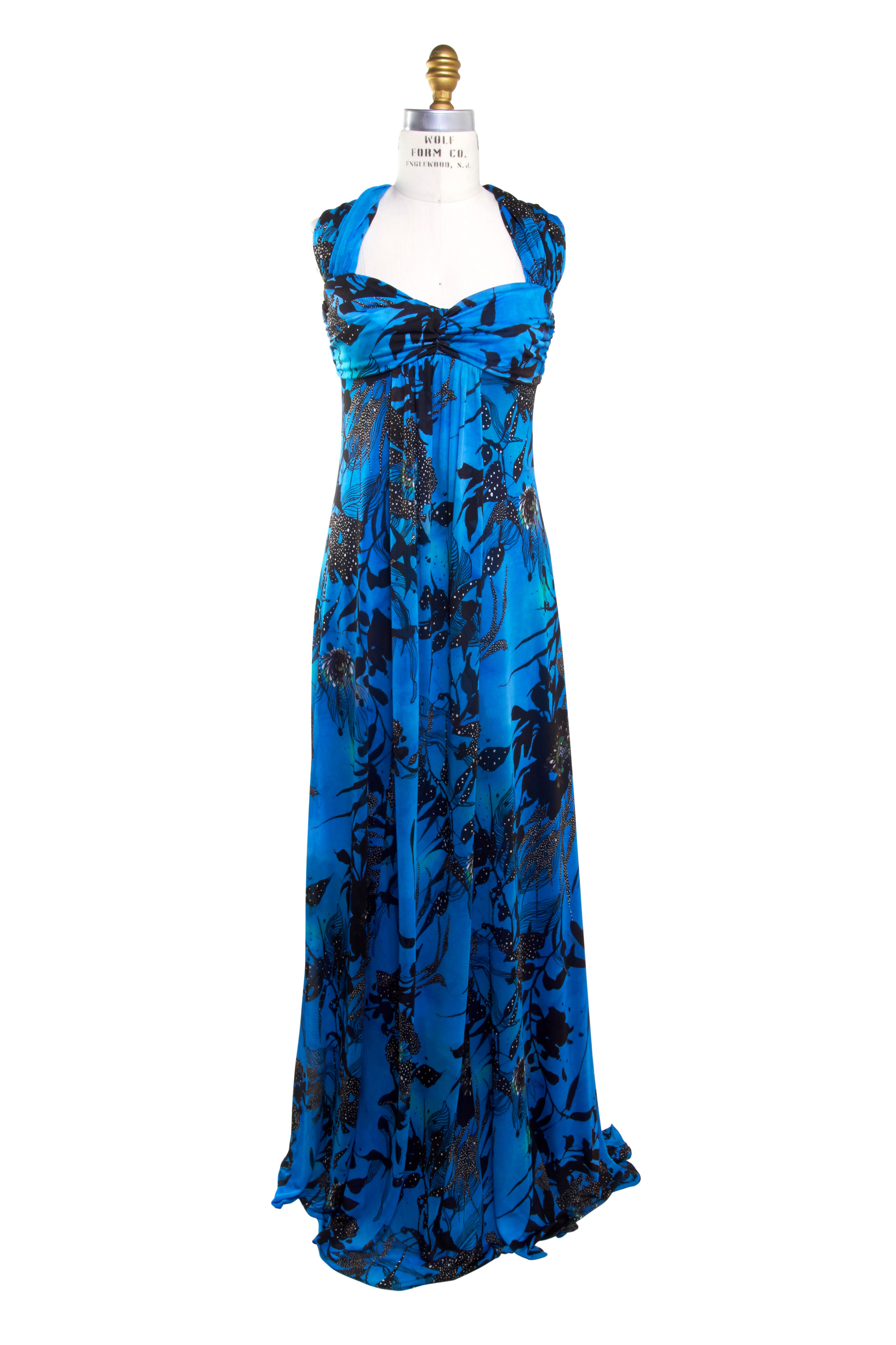 Etro - Blue Jersey Gown | Mitchell Stores