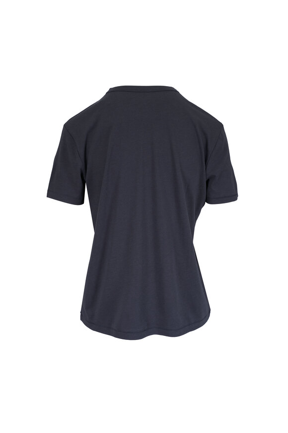 Majestic Navy Crewneck T-Shirt - view 2