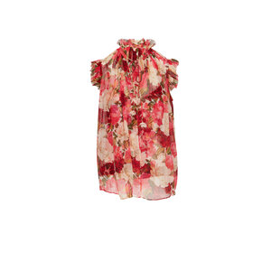 Tシャツ・カットソー Zimmermann SS25 ULTILTY BLOUSE (4038TS251 PIN) Utility Shirt Pink Online | Zimmermann