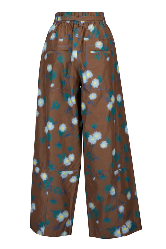 Lee Mathews Lettie Khaki Wide Leg Pant - view 2
