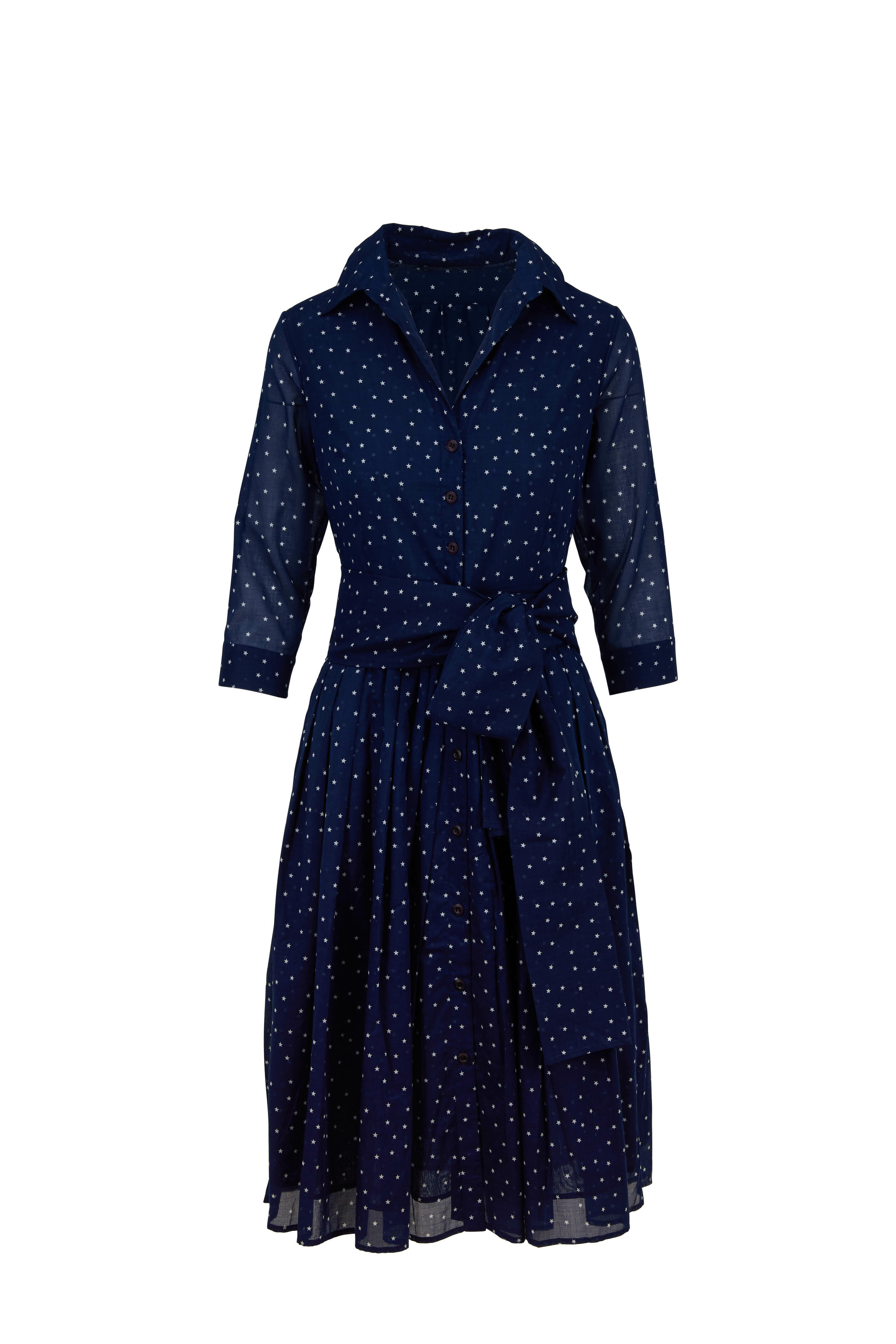 ワンピース SAMANTHA SUNG SS25 Dresses (ASTER SAFARI COBALT BLUE) Samantha Sung Sleeveless Dress in Safari – Atlantic Nantucket