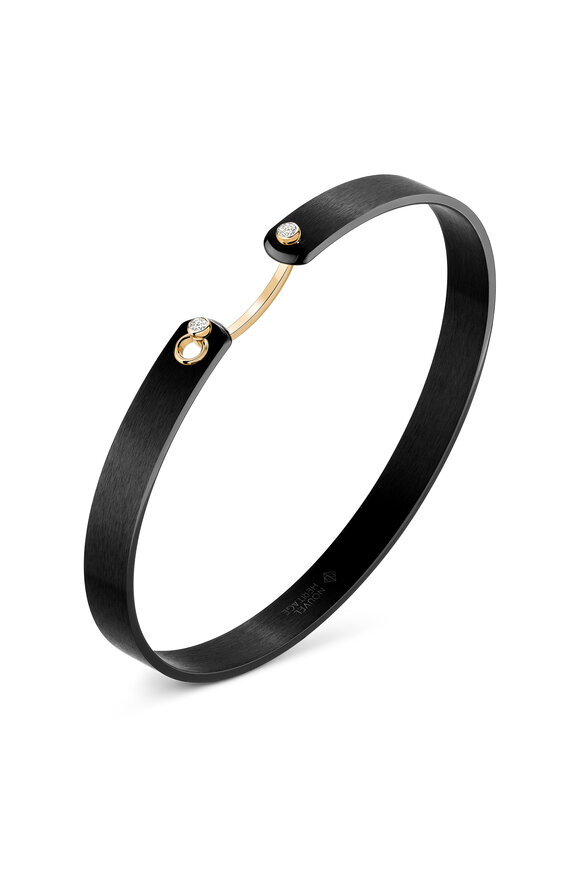 Nouvel Heritage Midnight In Manhattan GM Mood Men's Bangle - view 2