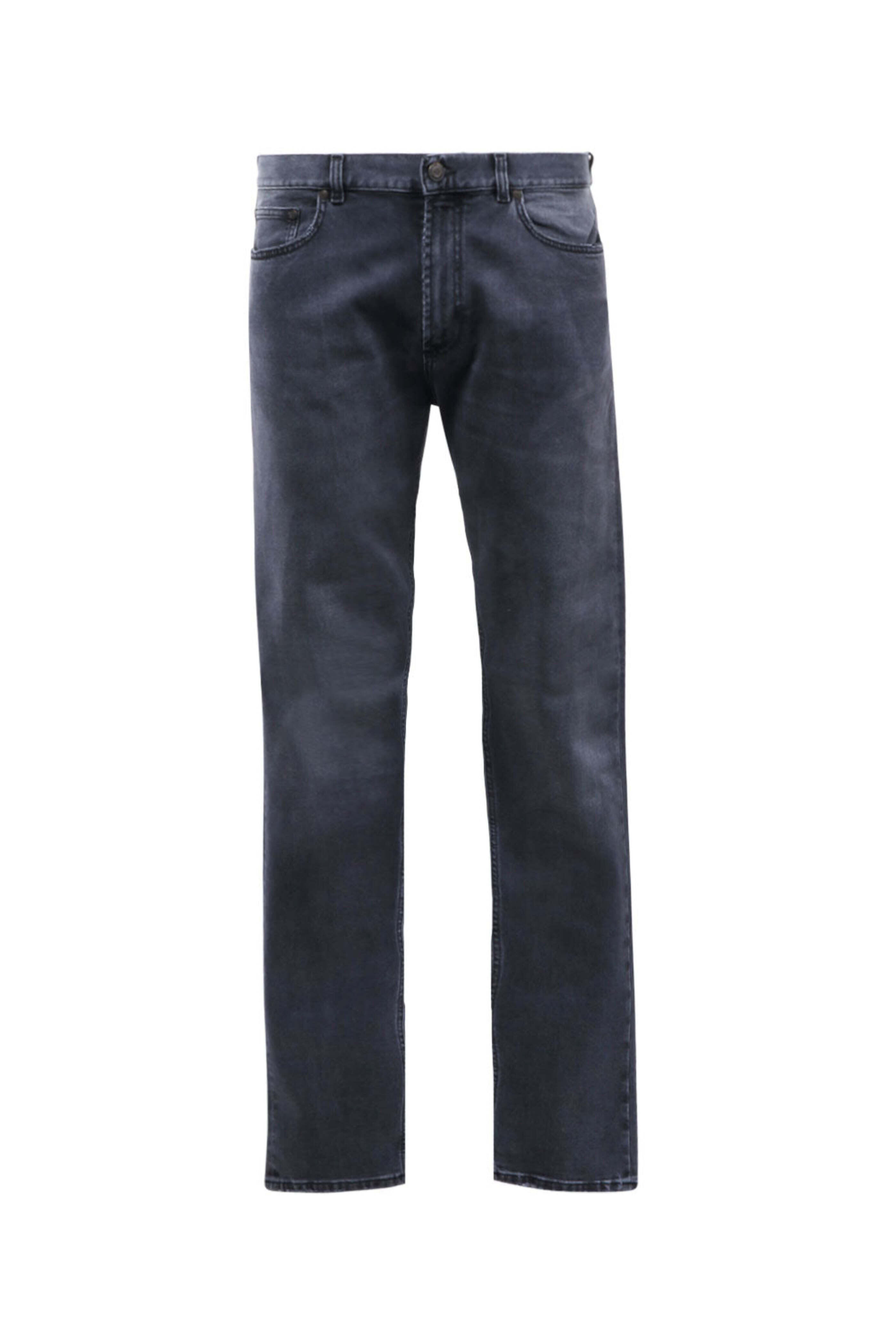 Marco Pescarolo - Dark Gray Bull Denim Five Pocket Pant