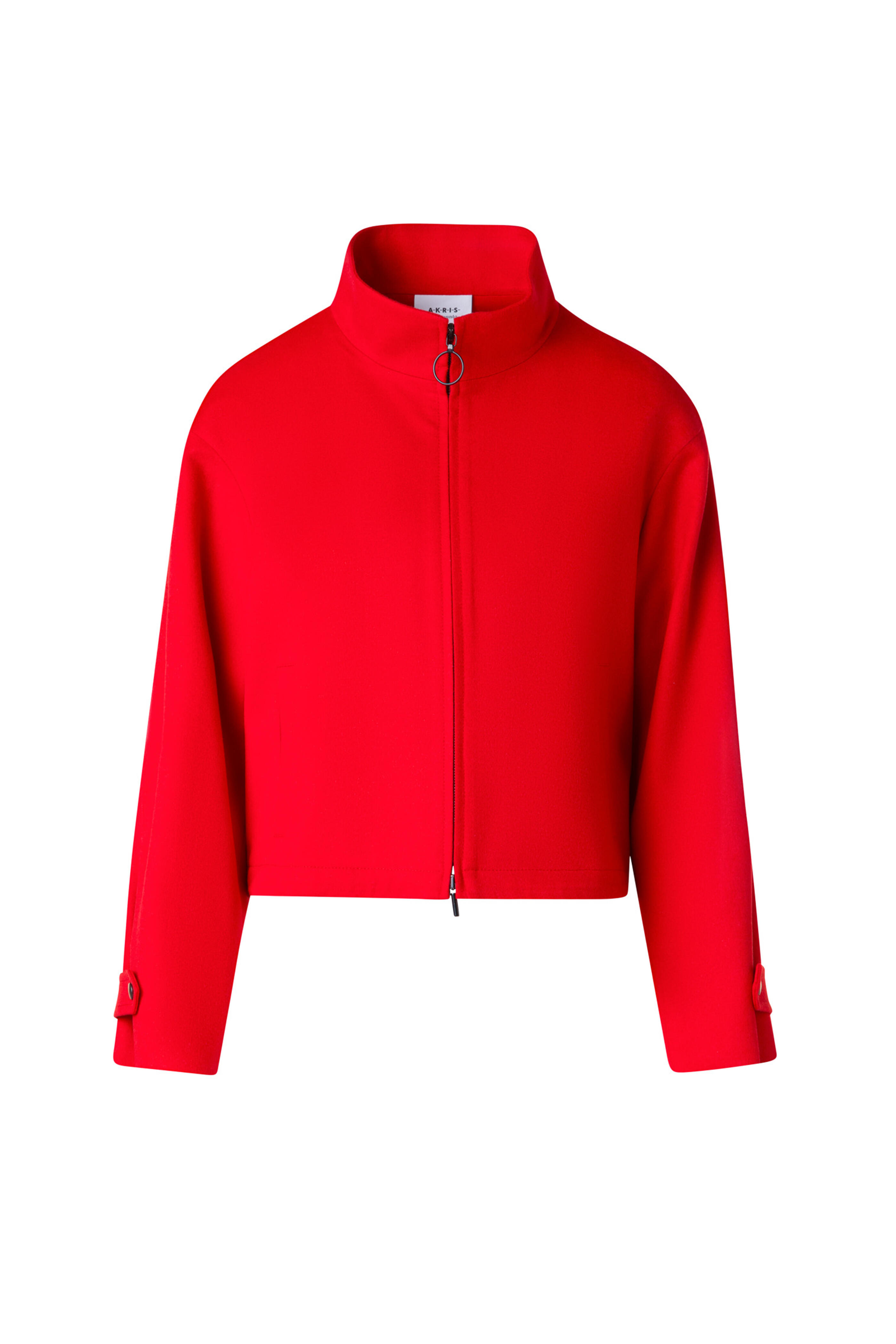 Akris Punto - Vermillion Red Boxy Jacket