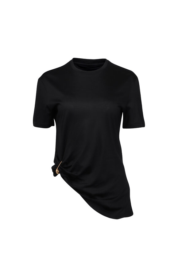 Versace Black Logo Pin T-Shirt