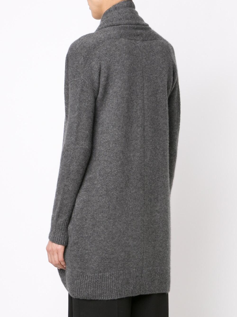 【送料&関税込】The Row Grey Silk Blend Irona Cardigan The Row Grey Silk Blend Irona Cardigan - Women's Cardigans