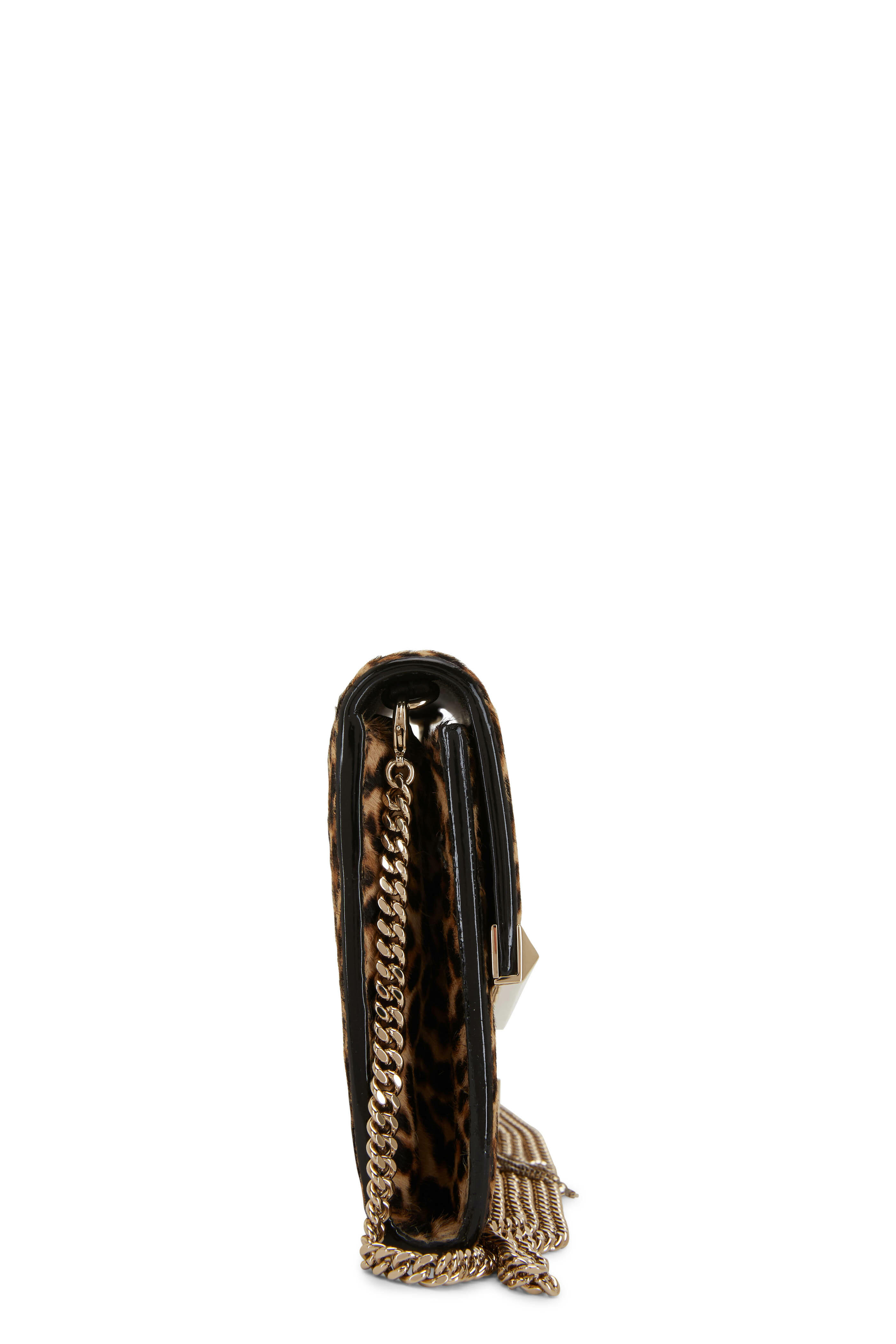 Jimmy Choo - Elish Cheetah Print Pony Hair Clutch