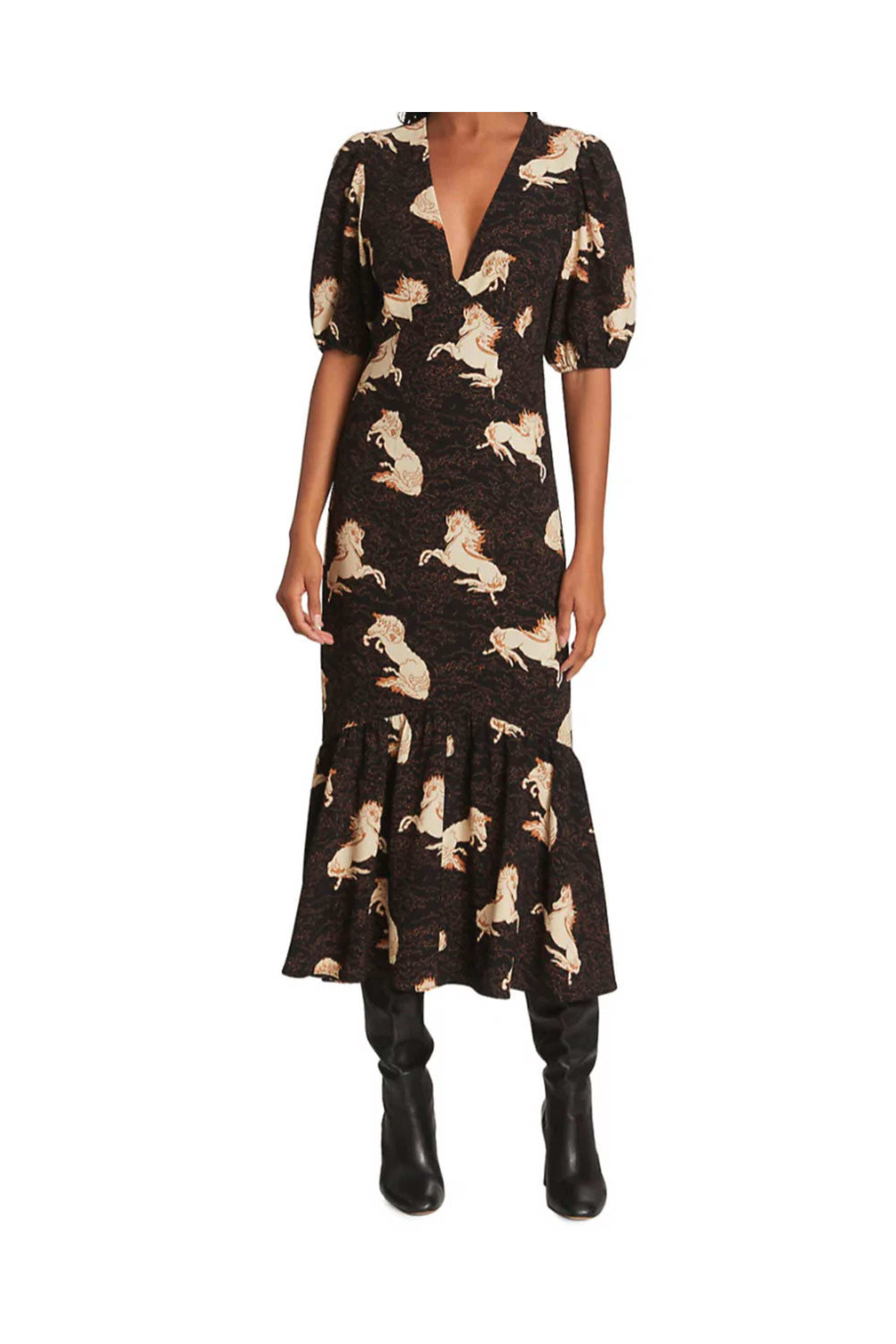 rhode brown dress Rhode - Shetland Pony Brown Stone Ester Dress