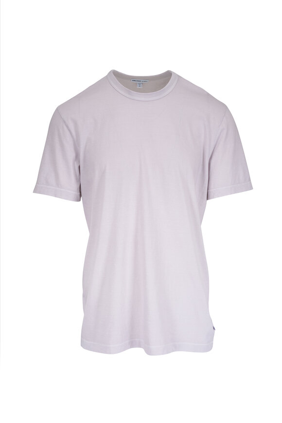 James Perse Light Mist Crewneck Cotton T-Shirt