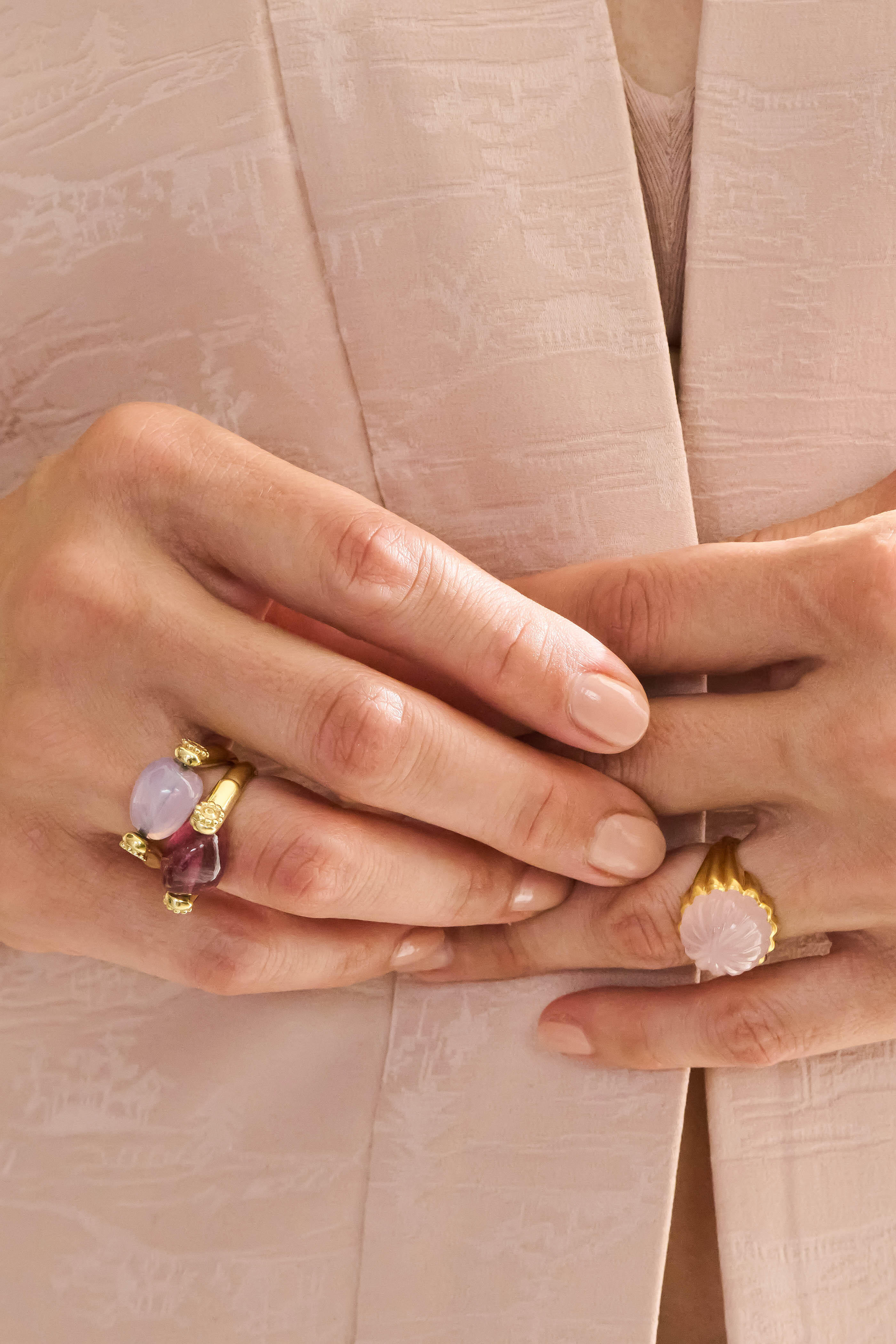 Van Gelder - Pink Tourmaline Tumble Ring