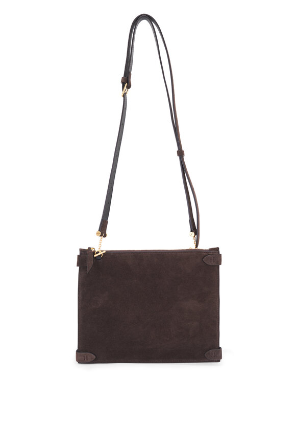 Métier Private Eye Chocolate Suede Satchel - view 8