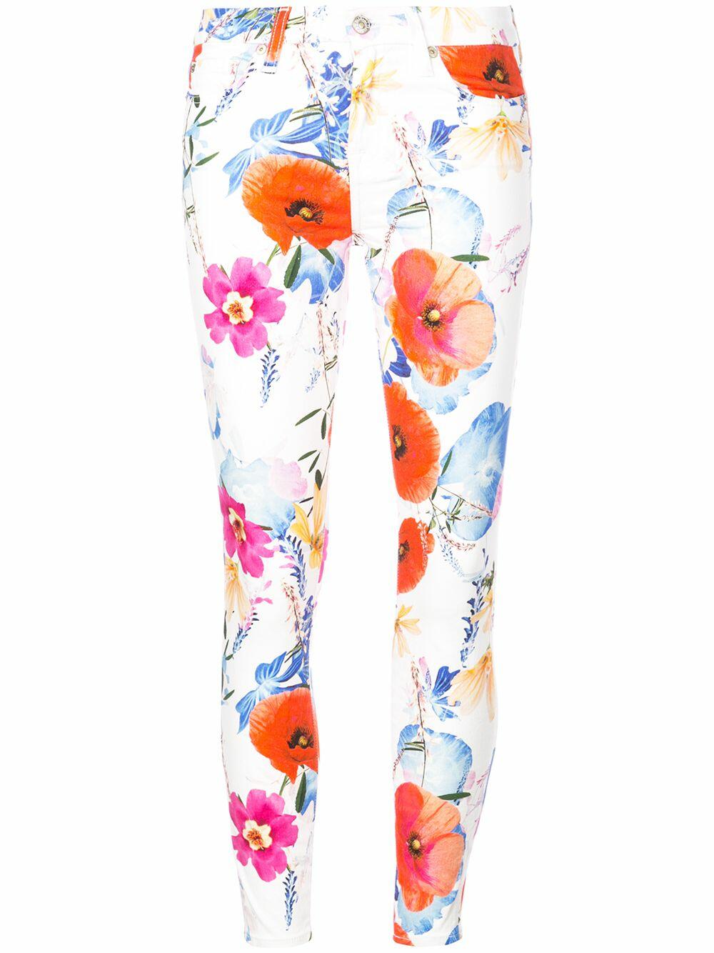 7 For All Mankind - Seaside Poppy Ankle Jean