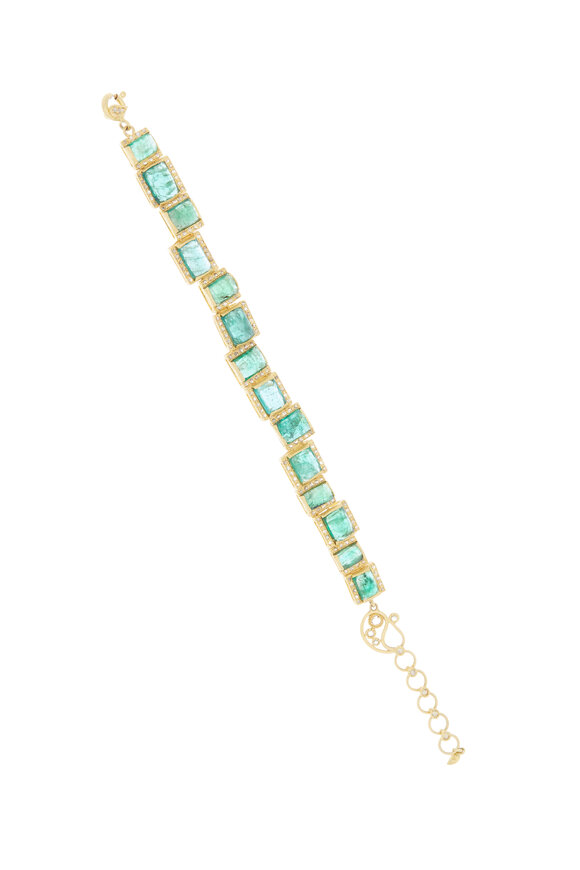 Coomi - 20K Yellow Gold Emerald Luminosity Bracelet