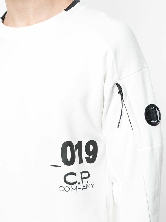 CP Company - White Crewneck Sweatshirt