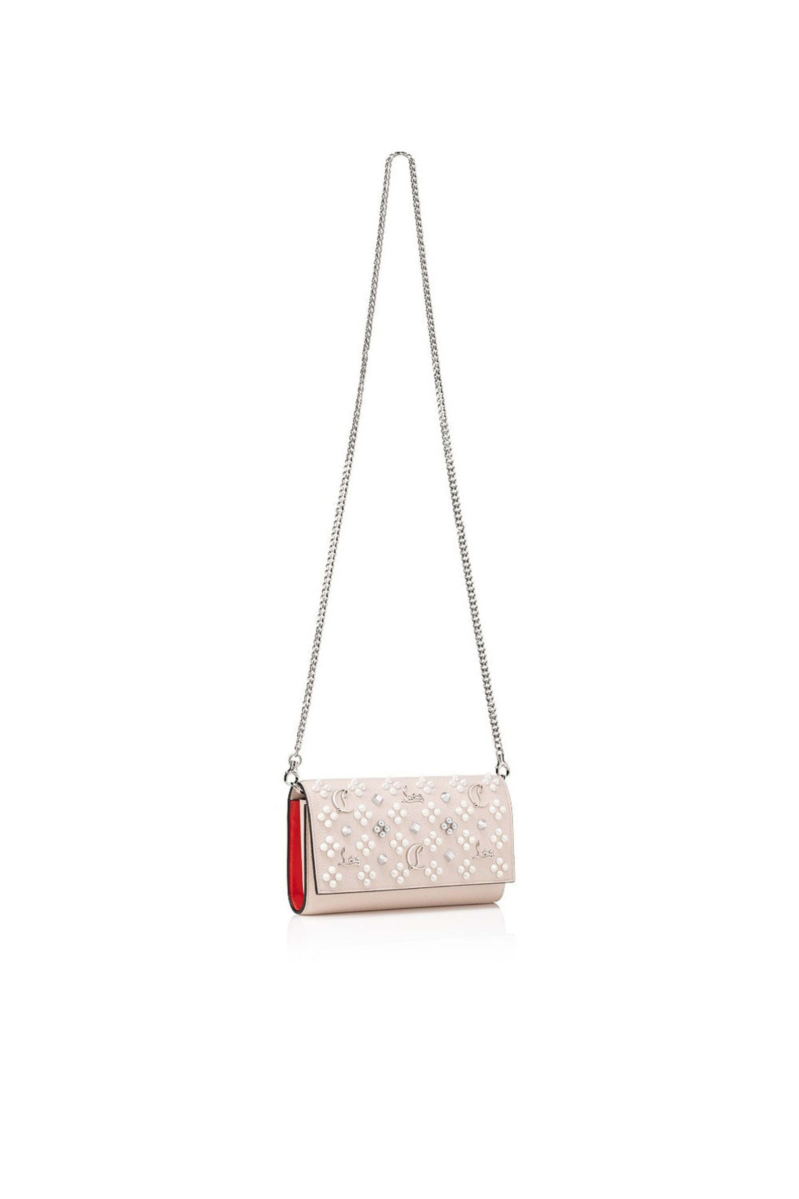 Christian Louboutin - Paloma Wallet on a Chain in Leche
