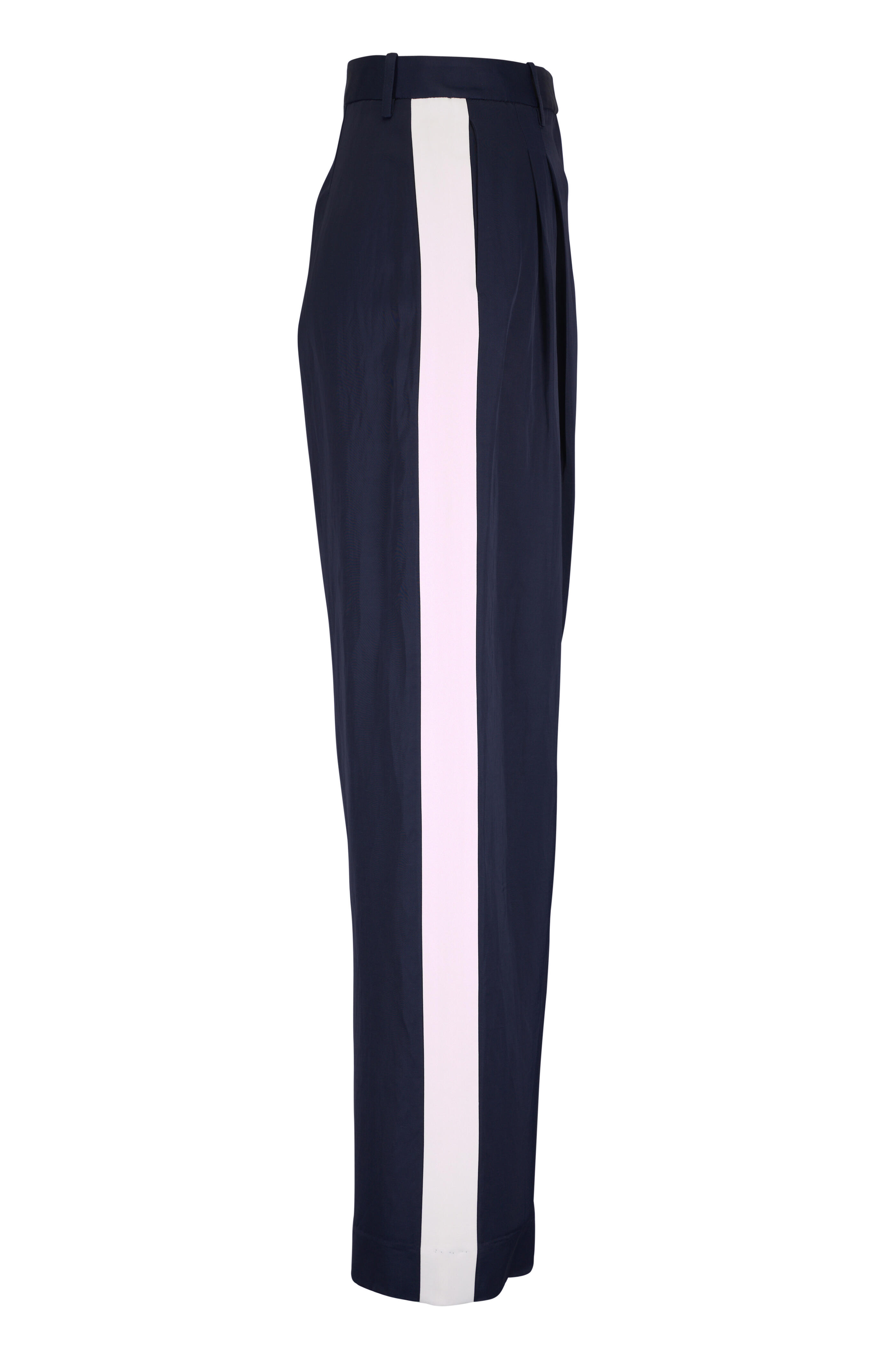 TWP - Sulli Tux Midnight & Bone Coated Pant