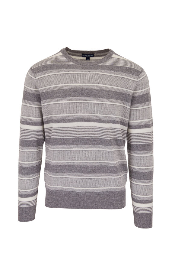 Peter Millar - Nickel Gray Keys Crewneck Sweater