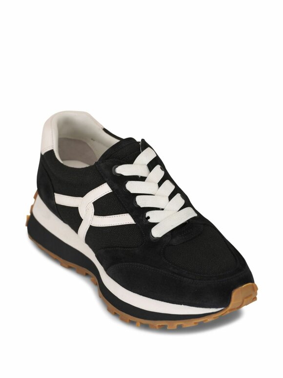 Veronica Beard Valentina Black & White Suede Sneaker - view 5