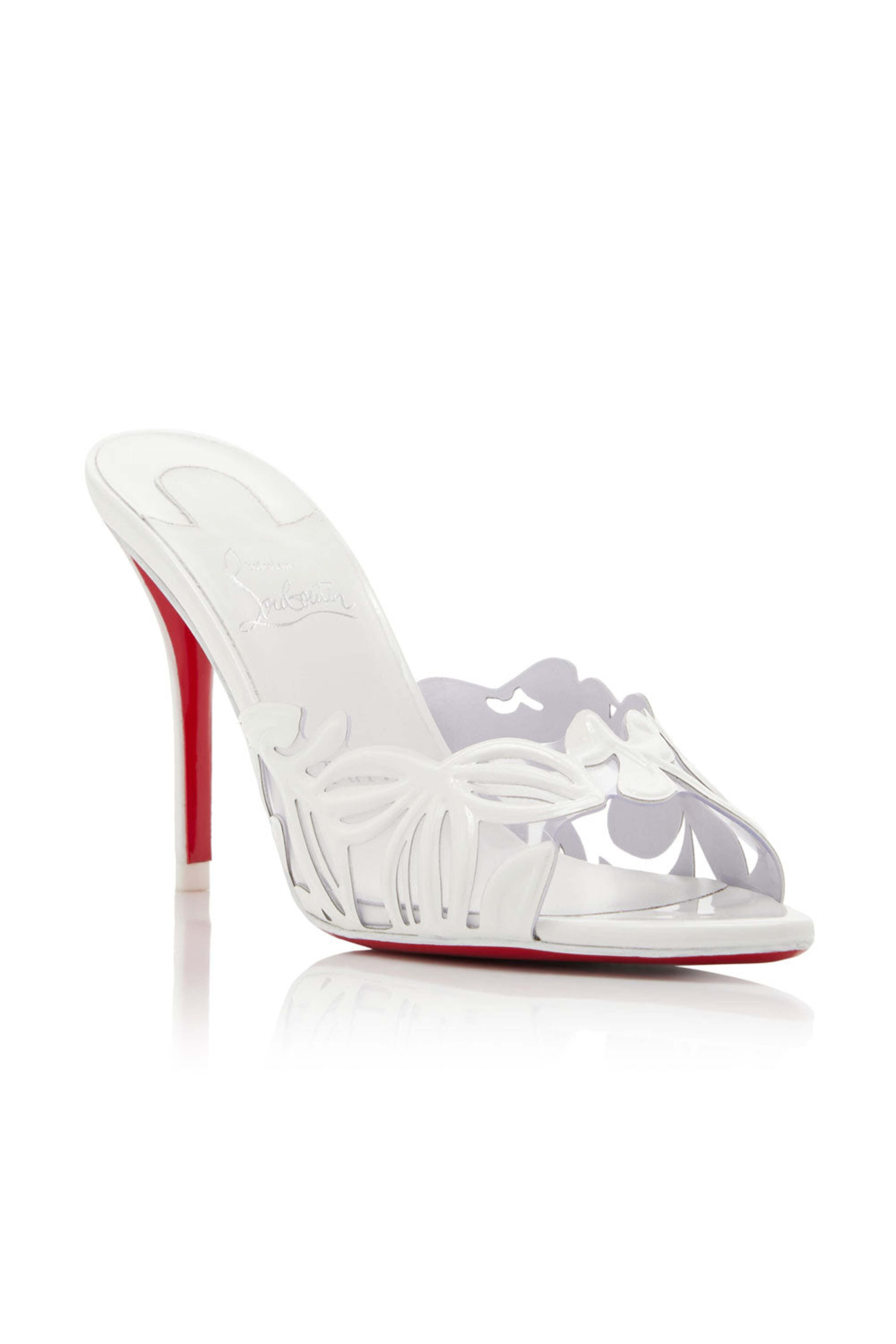 Christian Louboutin - Apostropha Mule in White