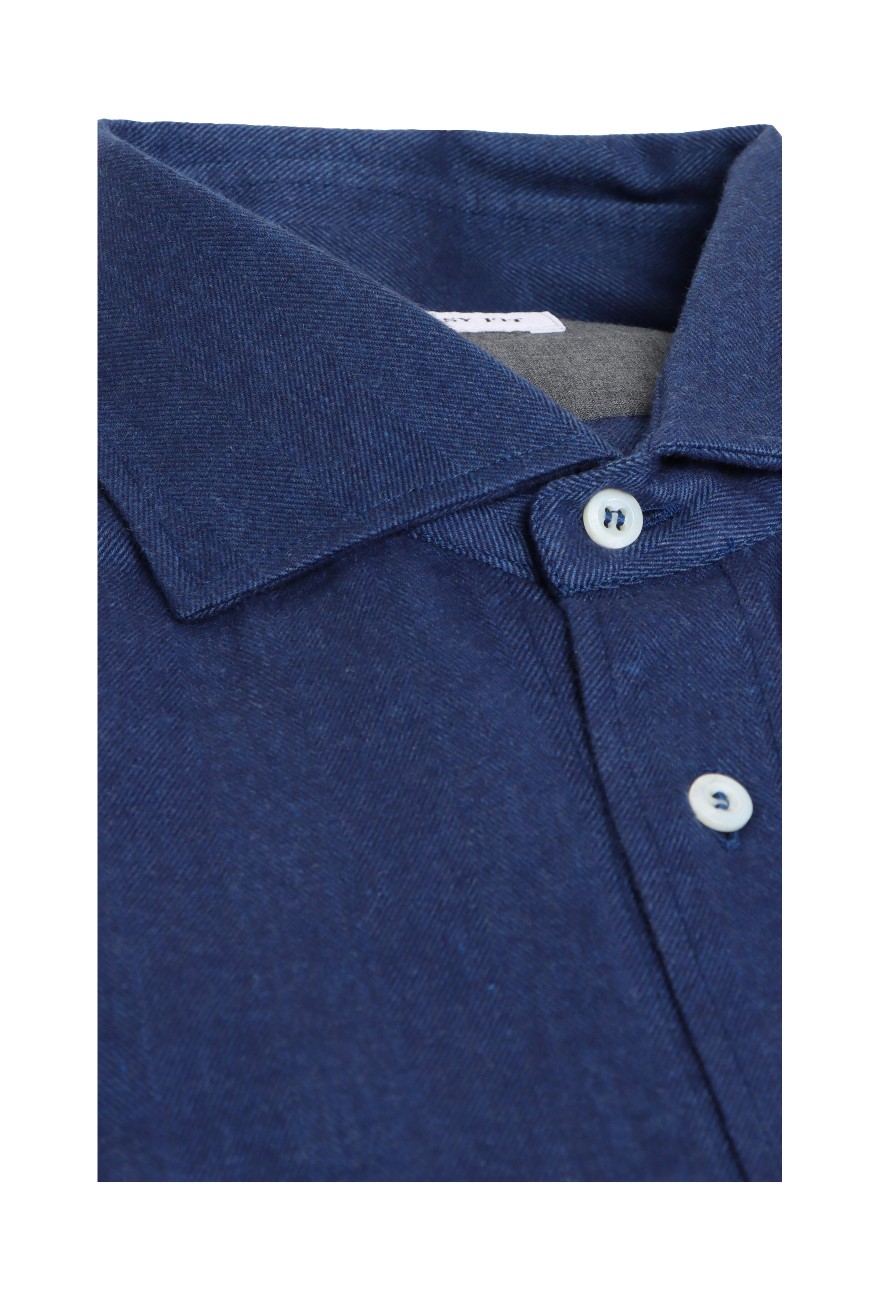Brunello Cucinelli - Blue Cotton Sport Shirt