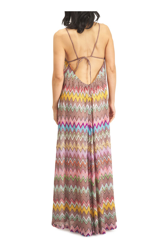 Missoni Multicolor Chevron Maxi Coverup - view 4