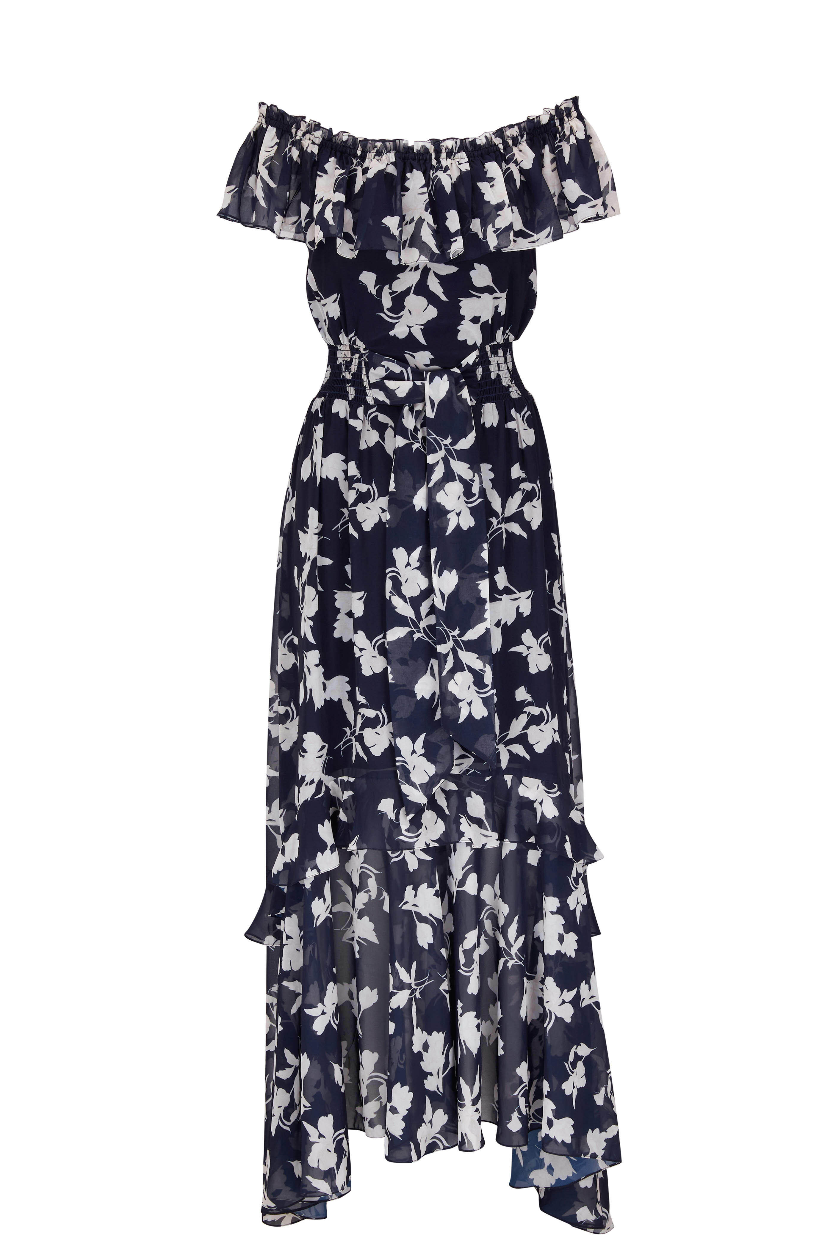 Sachin + Babi - Riley Navy Venetia Petal Dress | Mitchell Stores