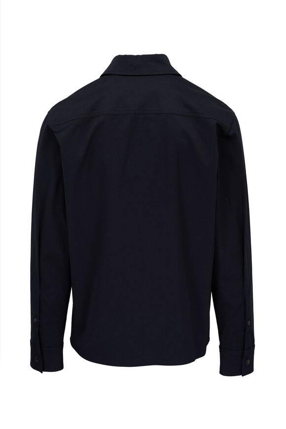 Moncler - Navy Cotton Zip Overshirt 
