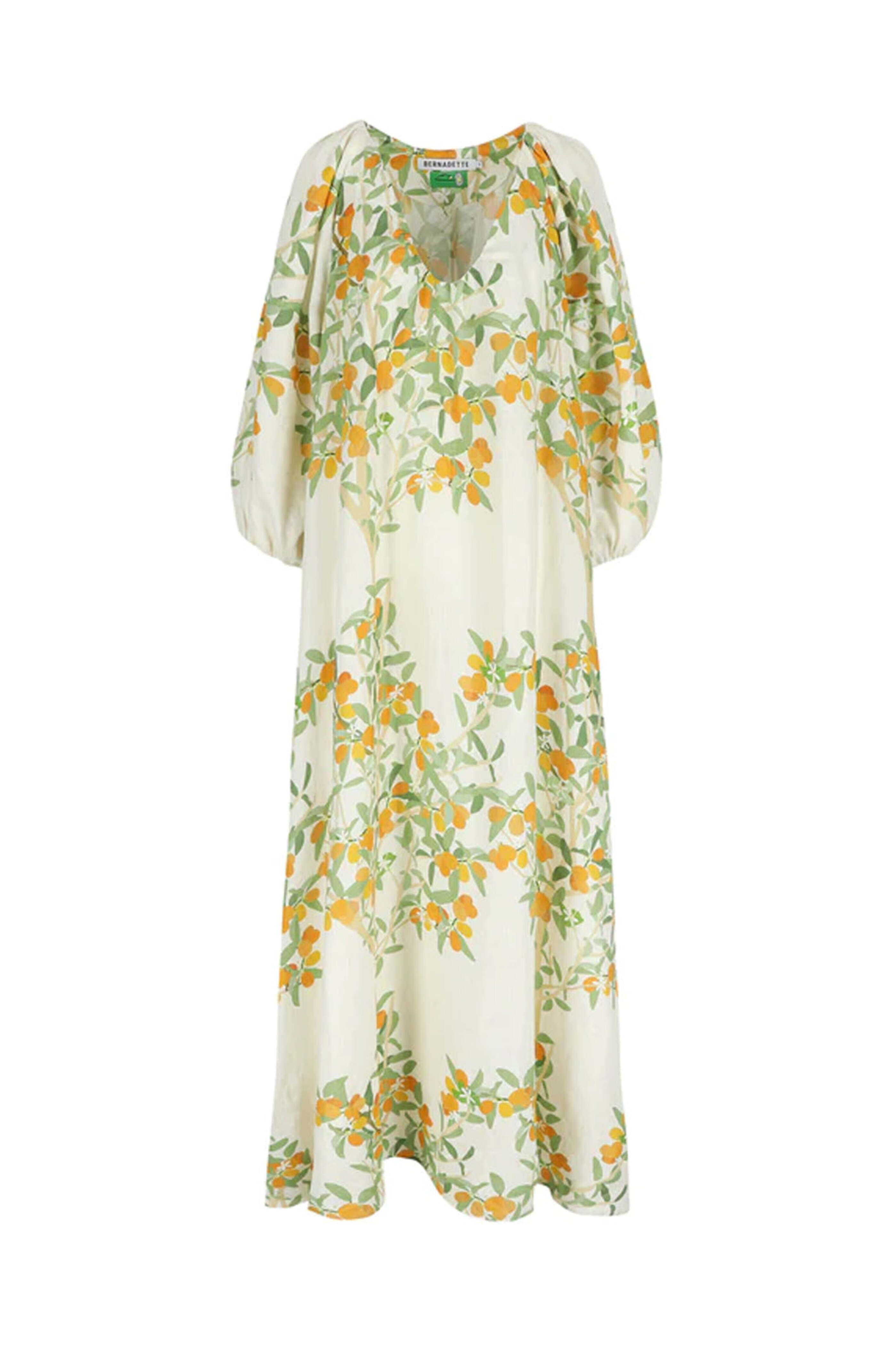 Bernadette - Ivory Kumquat Georgio Maxi Dress | Mitchell Stores