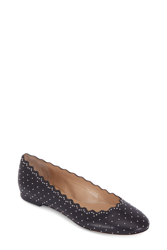 Chloe lauren studded flats best sale