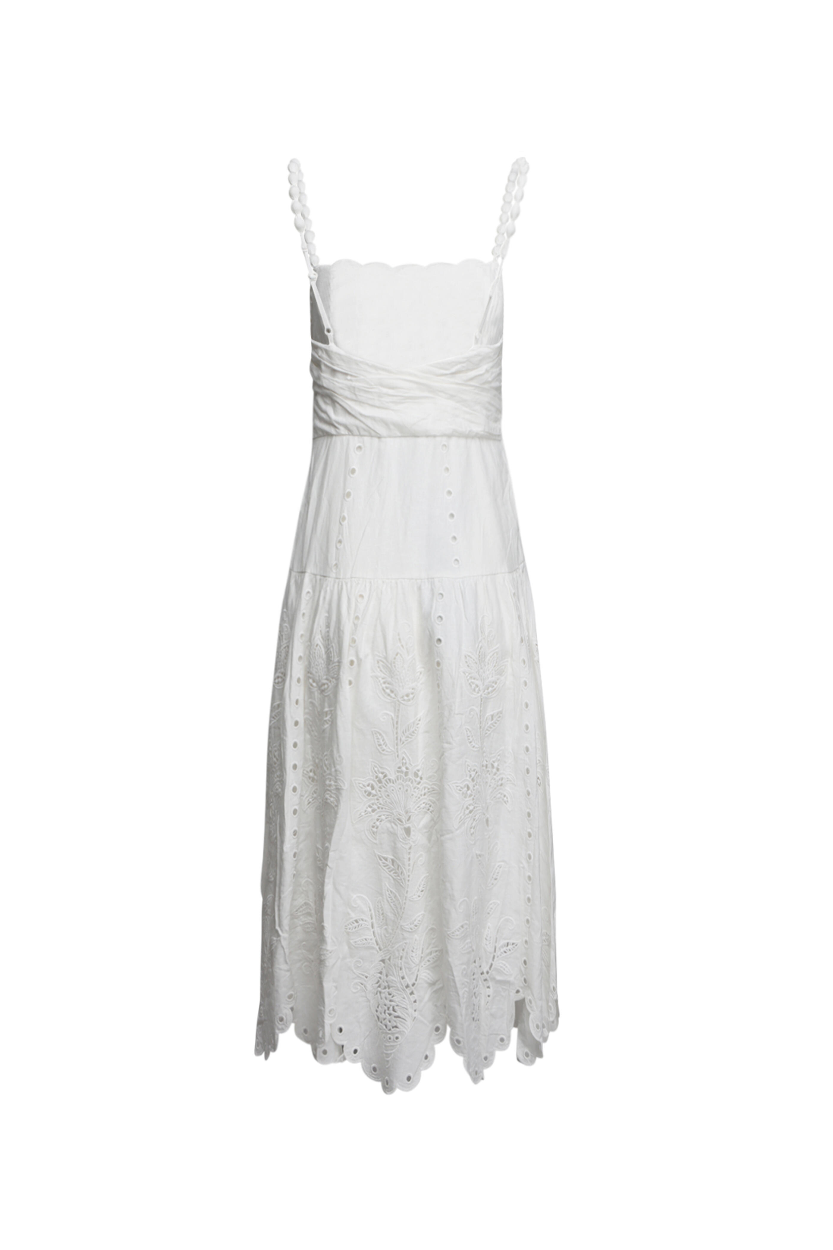 Farm Rio - Richelieu Off White Midi Dress