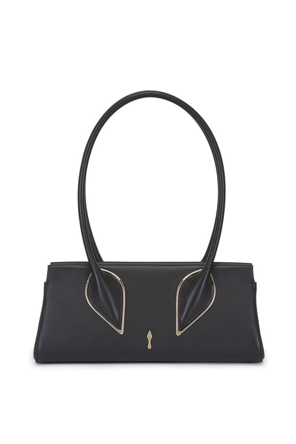 Christian Louboutin Venus Black Leather Shoulder Bag