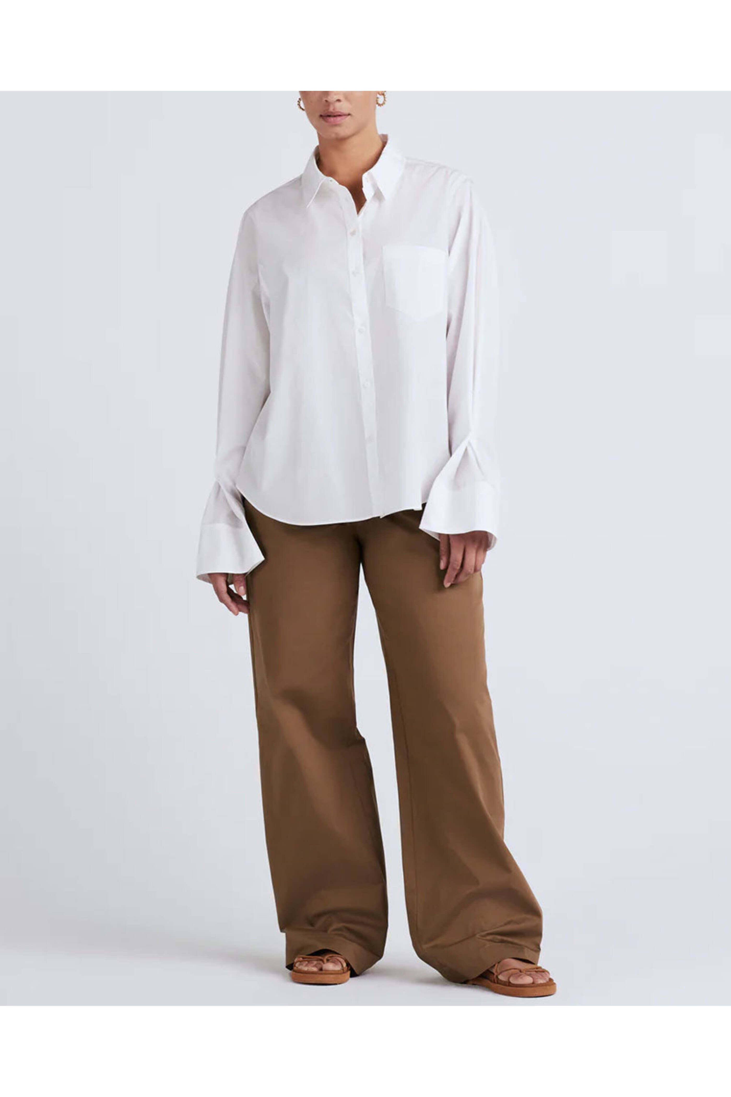 Derek Lam - Optic White Wesley Shirt