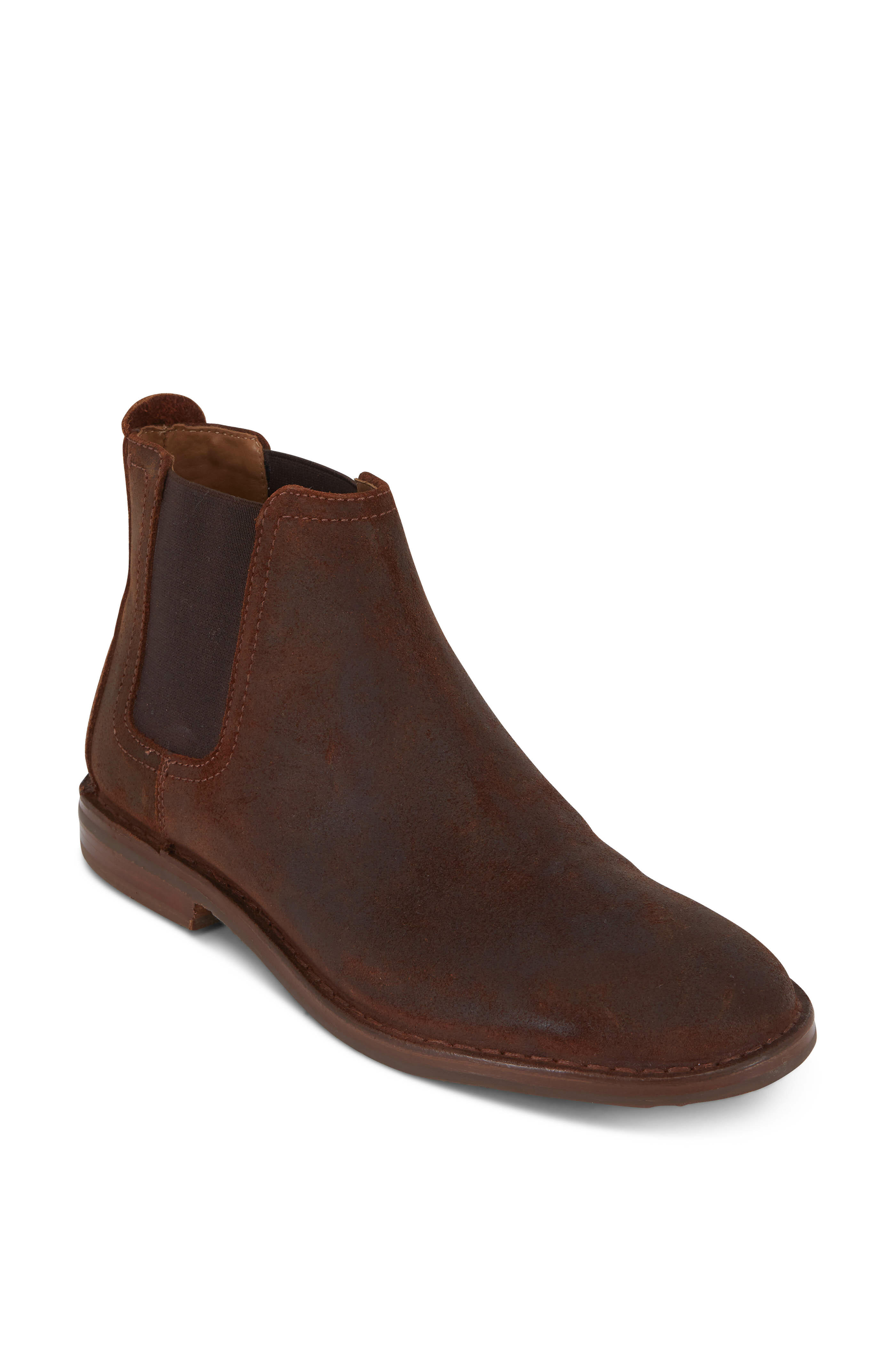 Waxed suede chelsea outlet boot