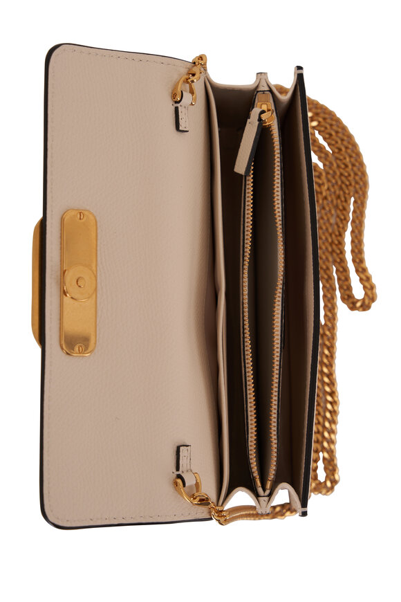 Valentino Garavani - VLogo Signature Grain Calfskin Chain Wallet 