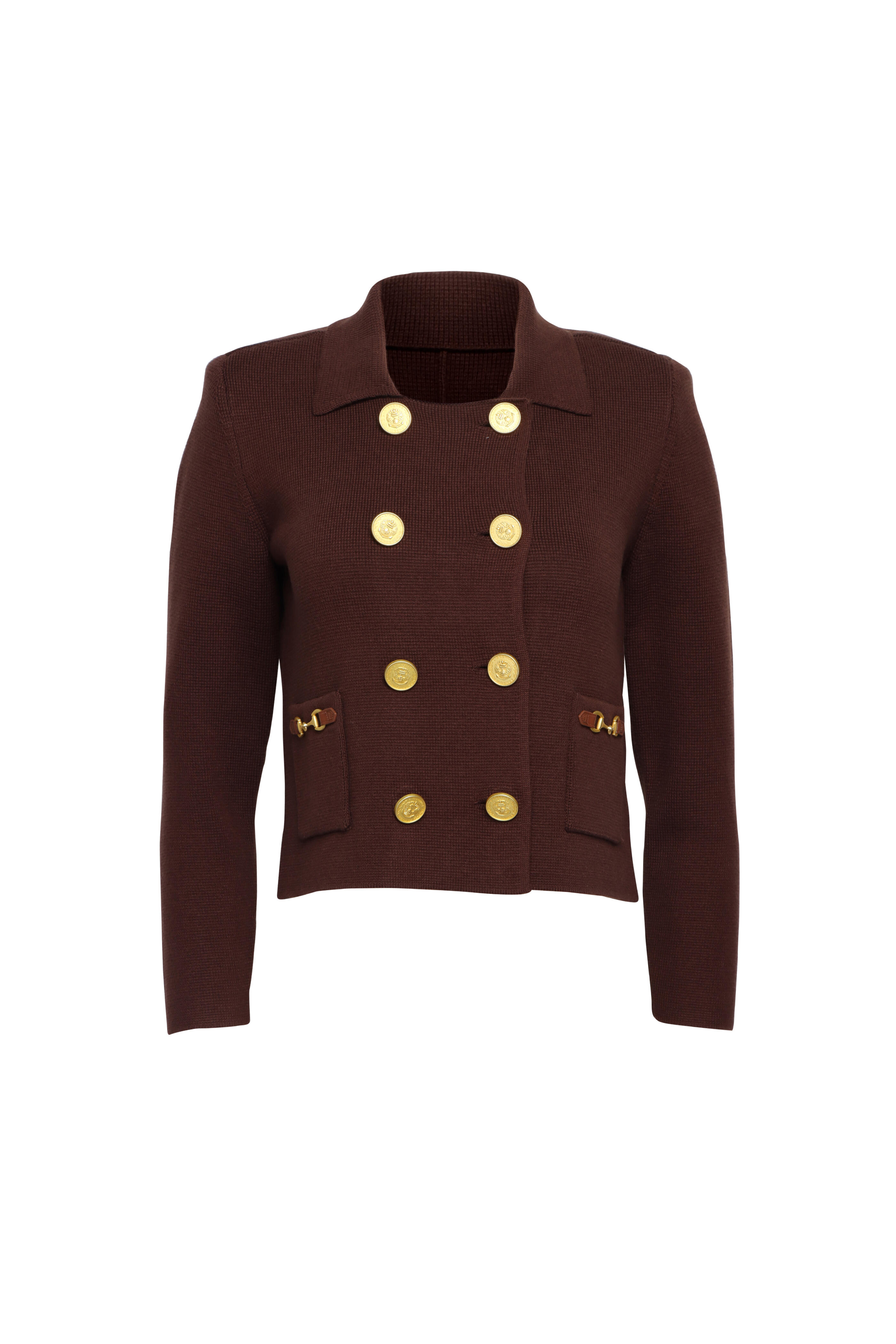 L'Agence - Madilyn Chocolate Double Breasted Jacket