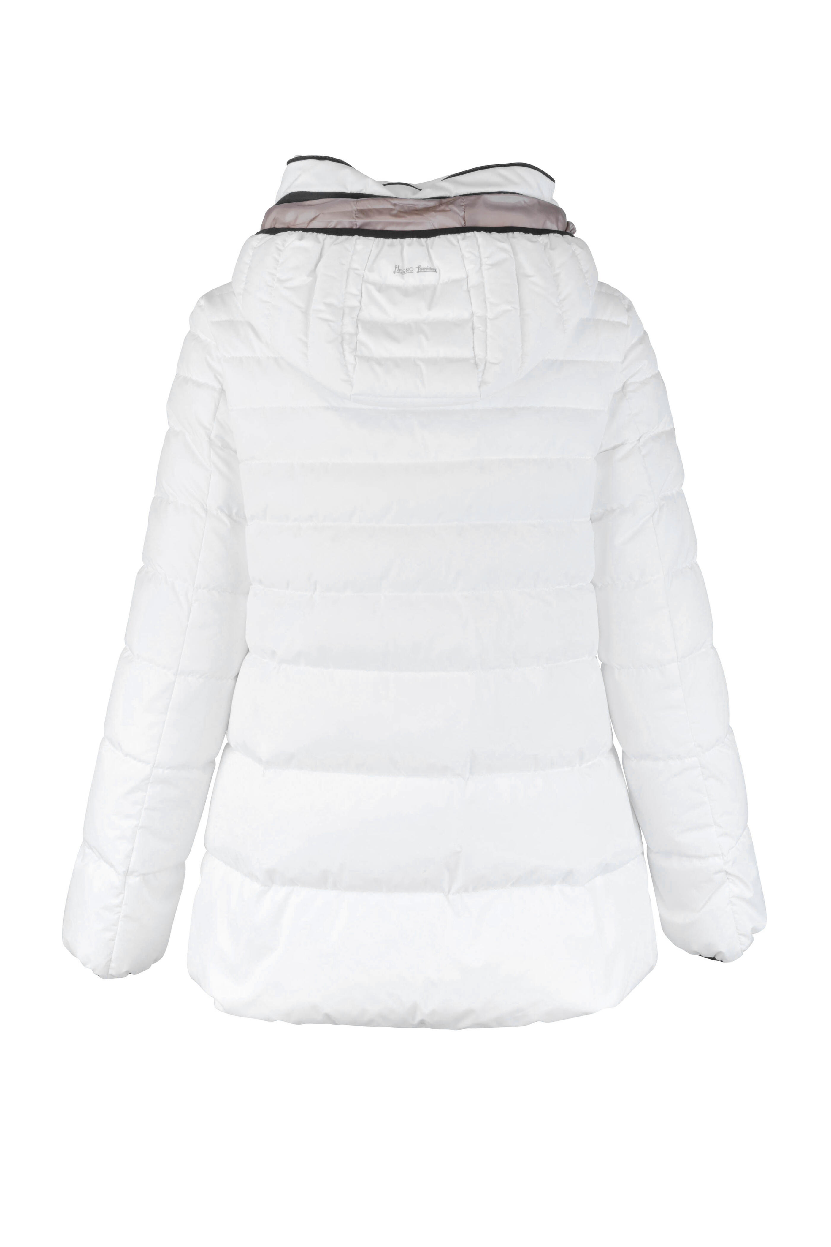 Herno - Laminar White Hooded Weatherproof Puffer Coat