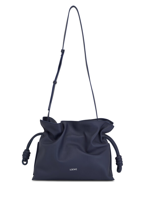 Loewe - Medium Flamenco Abyss Leather Clutch