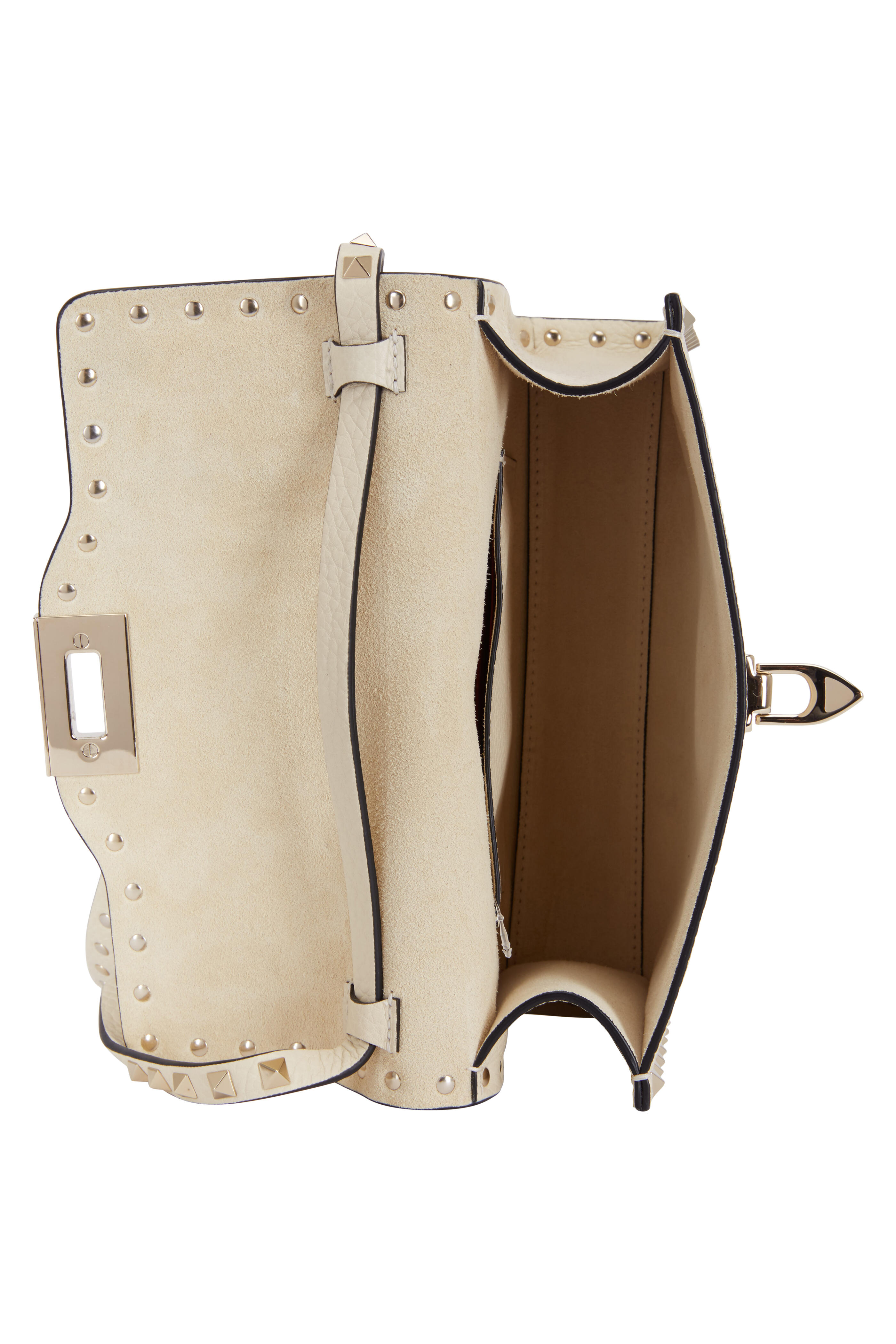 Valentino Garavani Rockstud Leather Clutch Bag