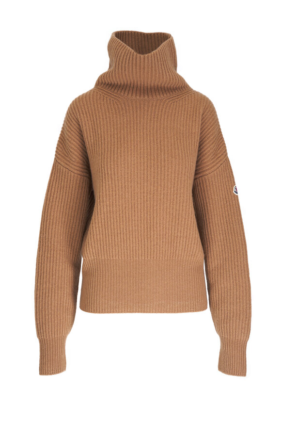 Moncler Camel Wool Turtleneck 