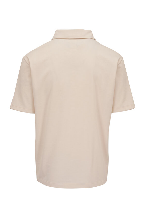 Loro Piana White Cotton Jersey Polo  - view 2