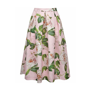 【AAKE】ROSE MIDI SKIRT Lunatica - Pink Rose Full Midi Skirt | Mitchell Stores