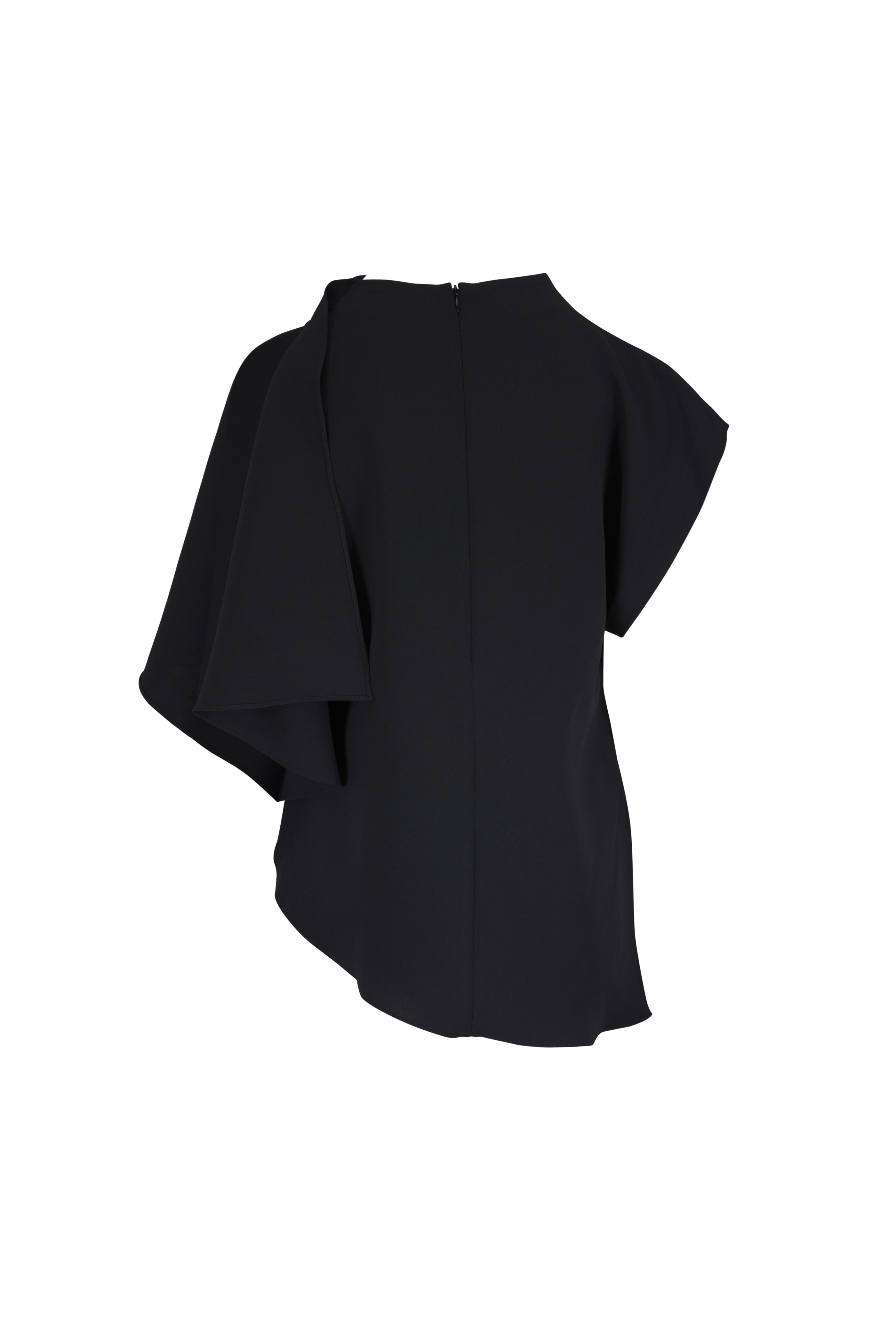 KZ_K Studio - Basel Black Handkerchief Blouse