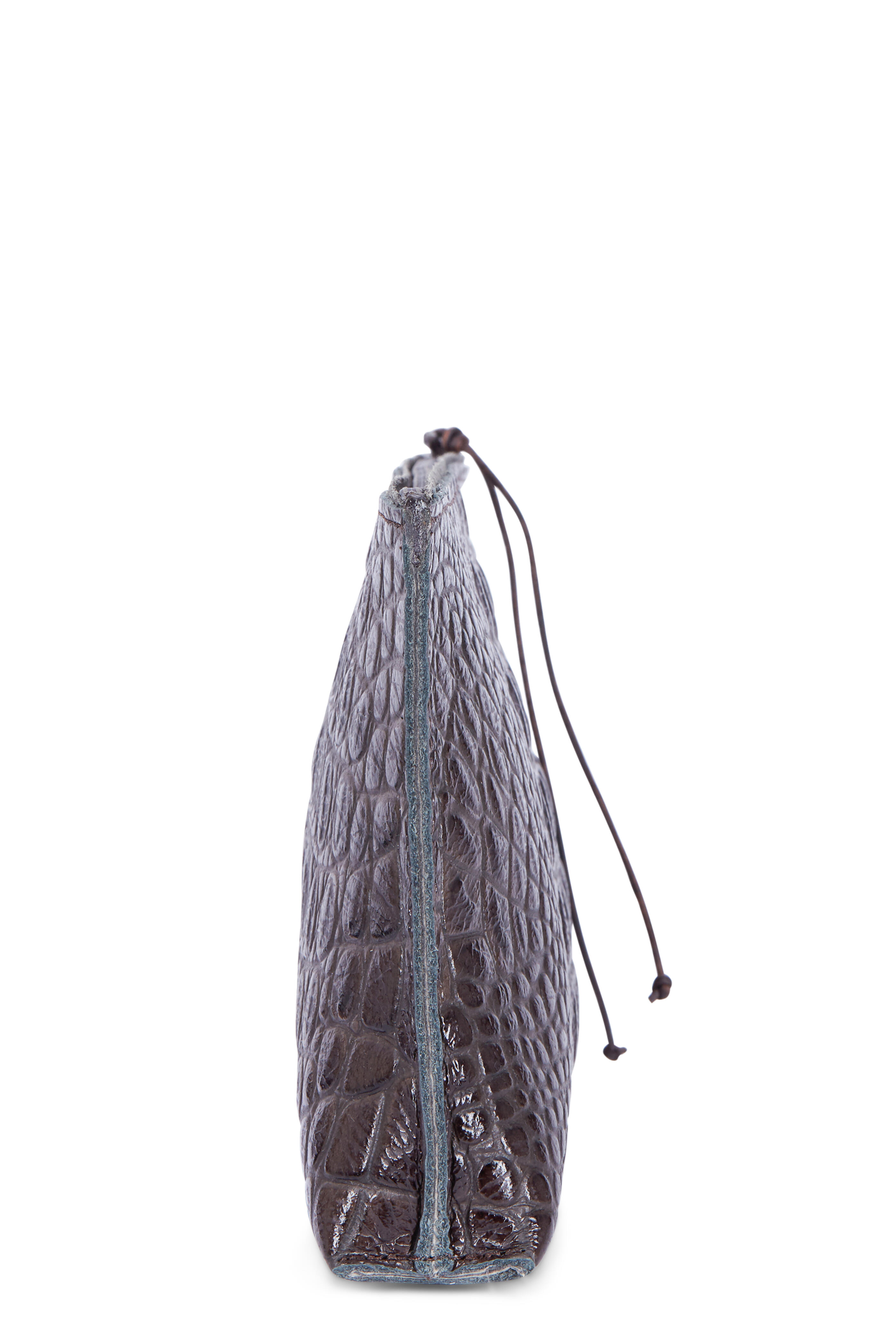 B May Bags - Granite Croc Embossed Essential Pouch