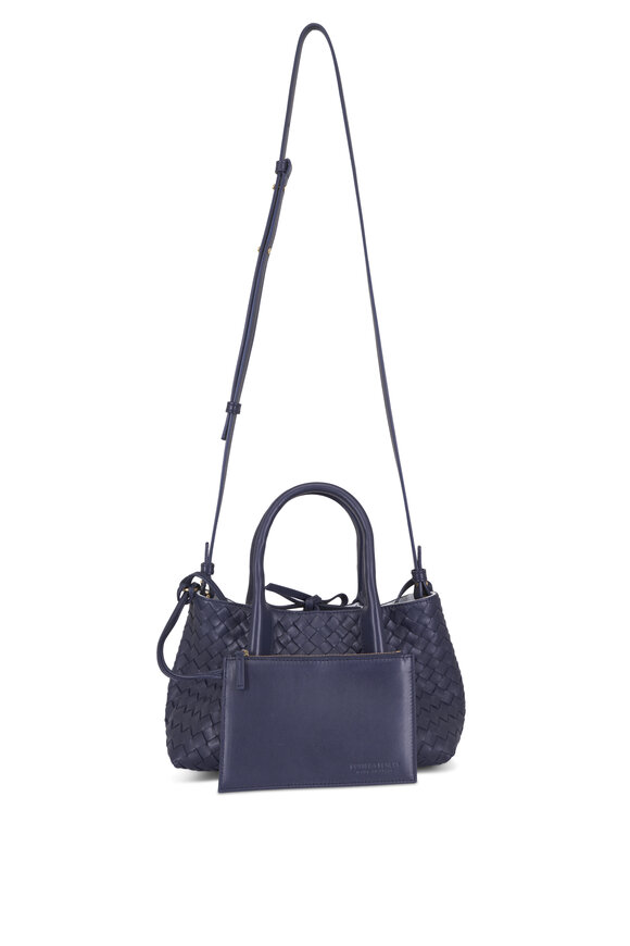Bottega Veneta Small Pinacoteca Petroleum Glacial Shoulder Bag - view 4
