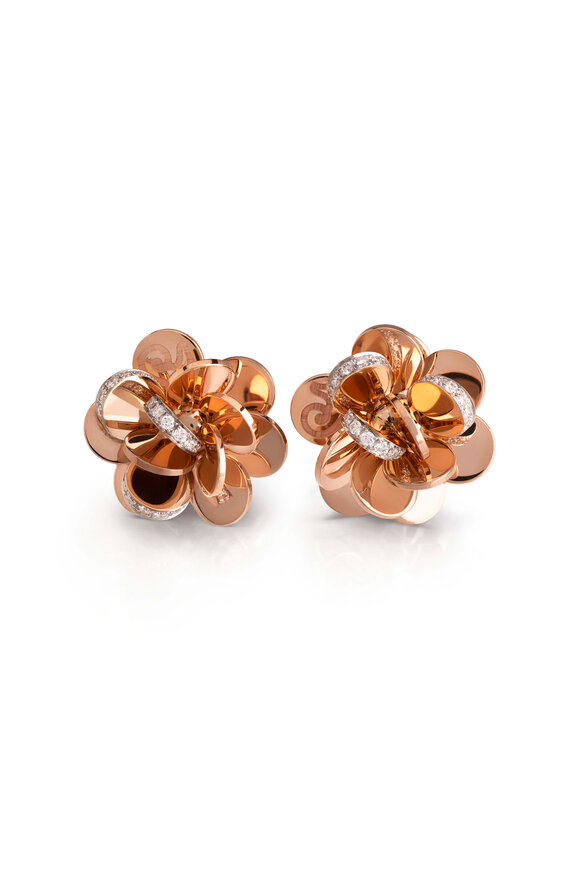 Chantecler Medium Paillette Flower Earrings