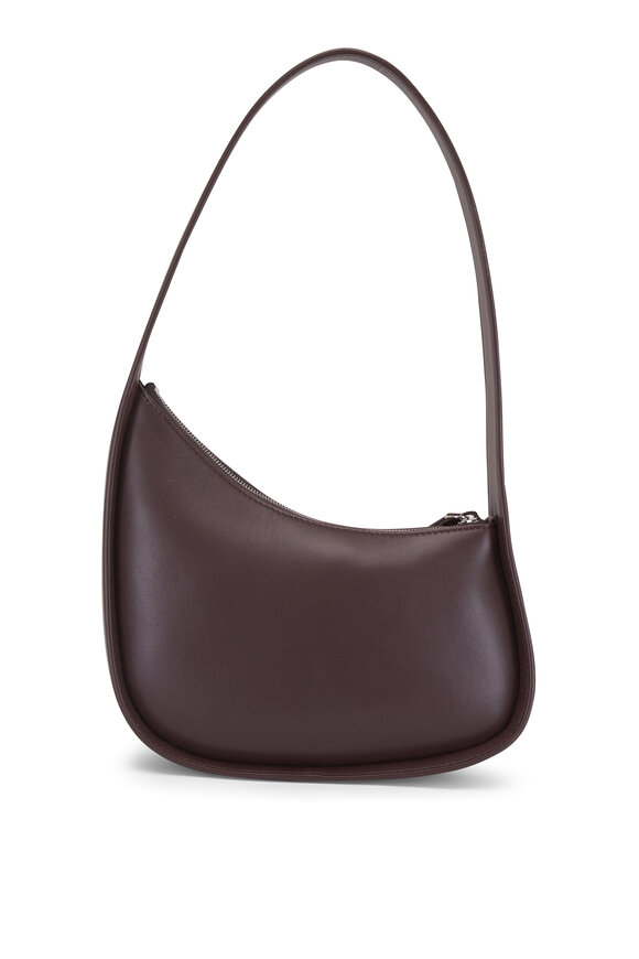 送料込♪【The Row】Half Moon Bag in Smooth Calfskin Leather THE ROW Half Moon leather shoulder bag | NET-A-PORTER