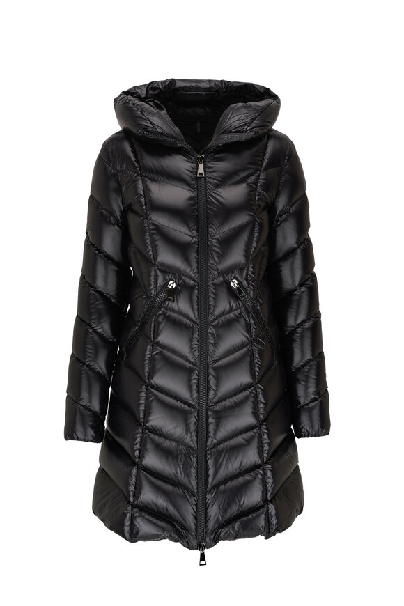 Moncler - Hermine Giubbotto Black Long Puffer Coat